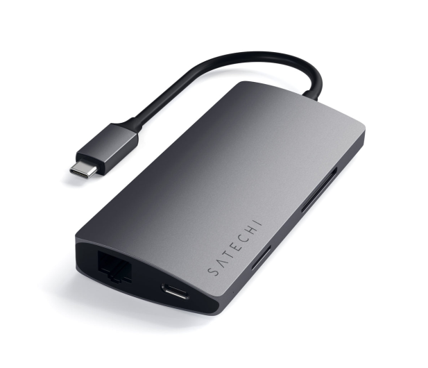 Satechi Aluminium Adapter V2 (USB-C, 3xUSB-A, 4K HDMI, mSD) - 1144470 - zdjęcie 2